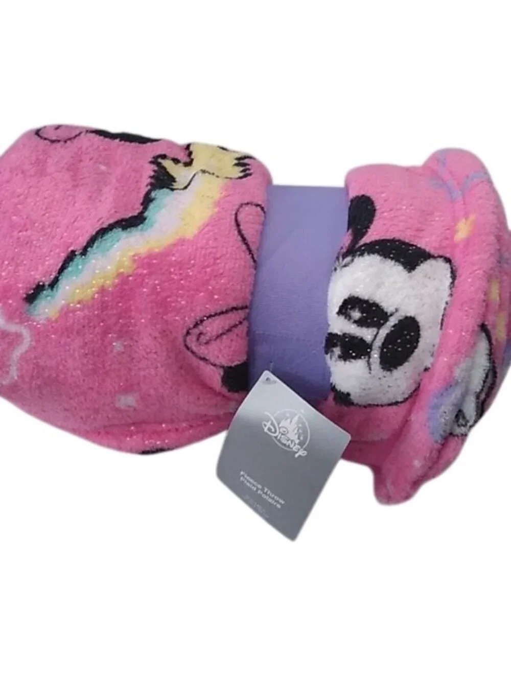 Disney Store Minnie Mouse Sparkle Threads Throw Blanket, 50